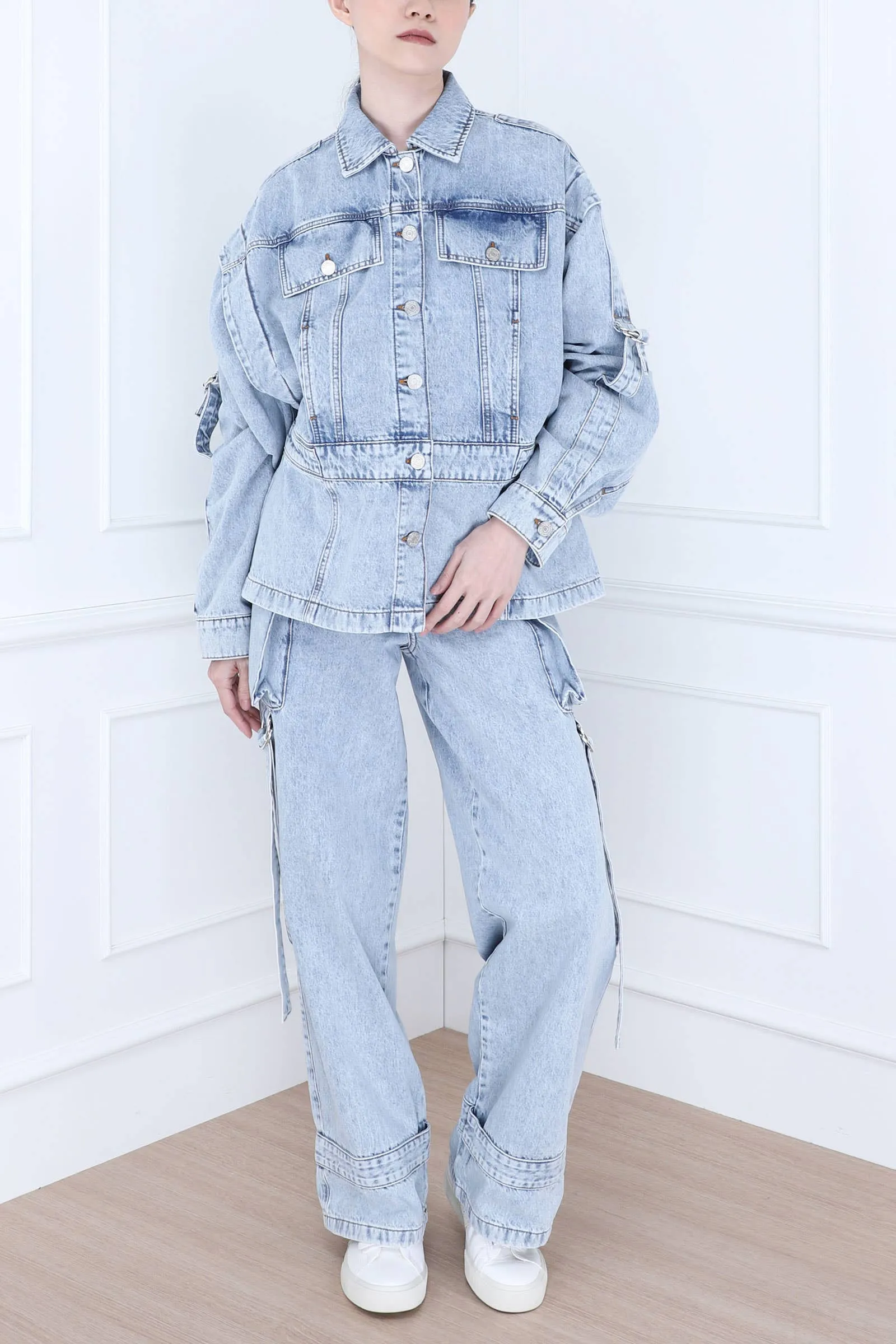 Washed Denim Monia Jacket