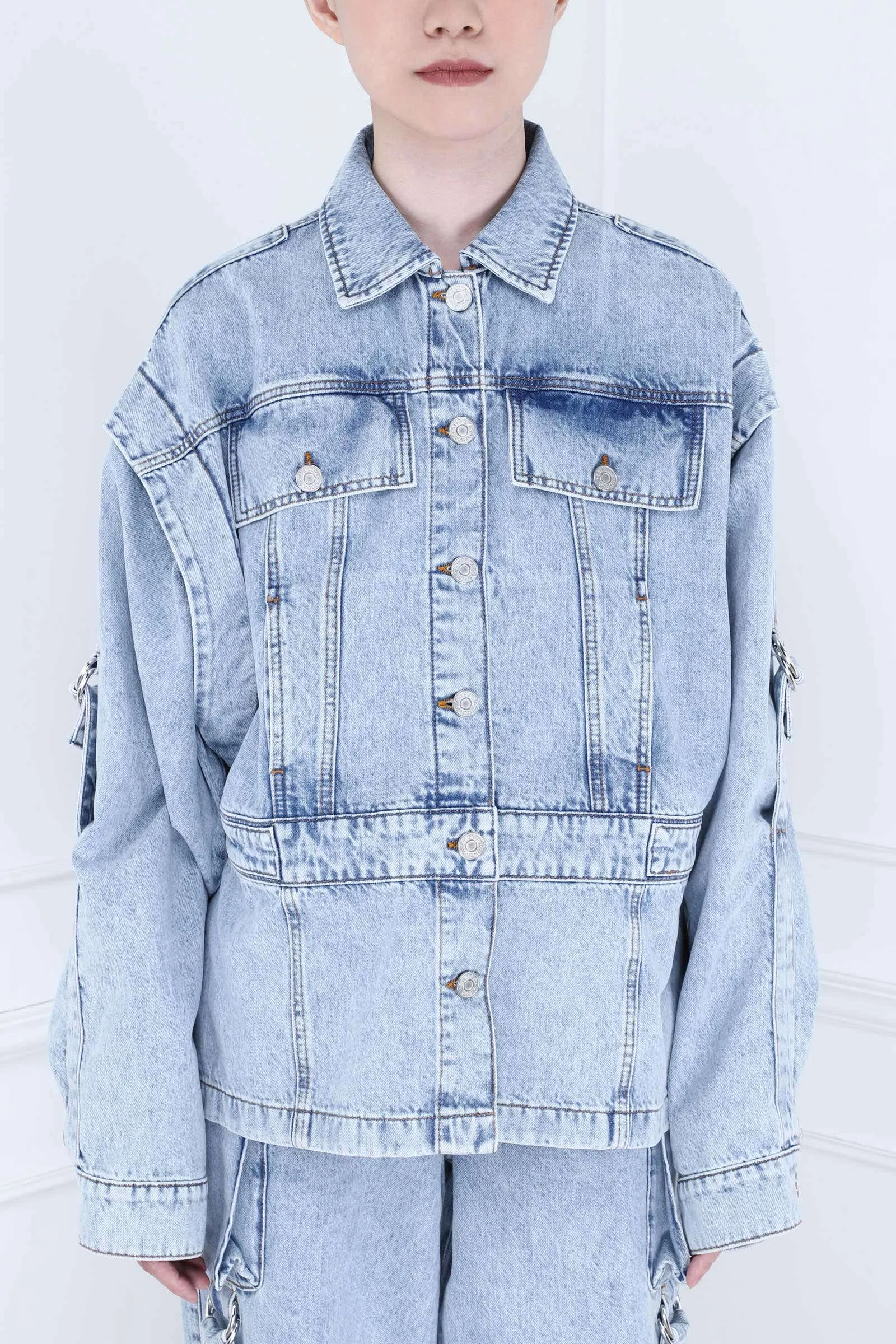 Washed Denim Monia Jacket