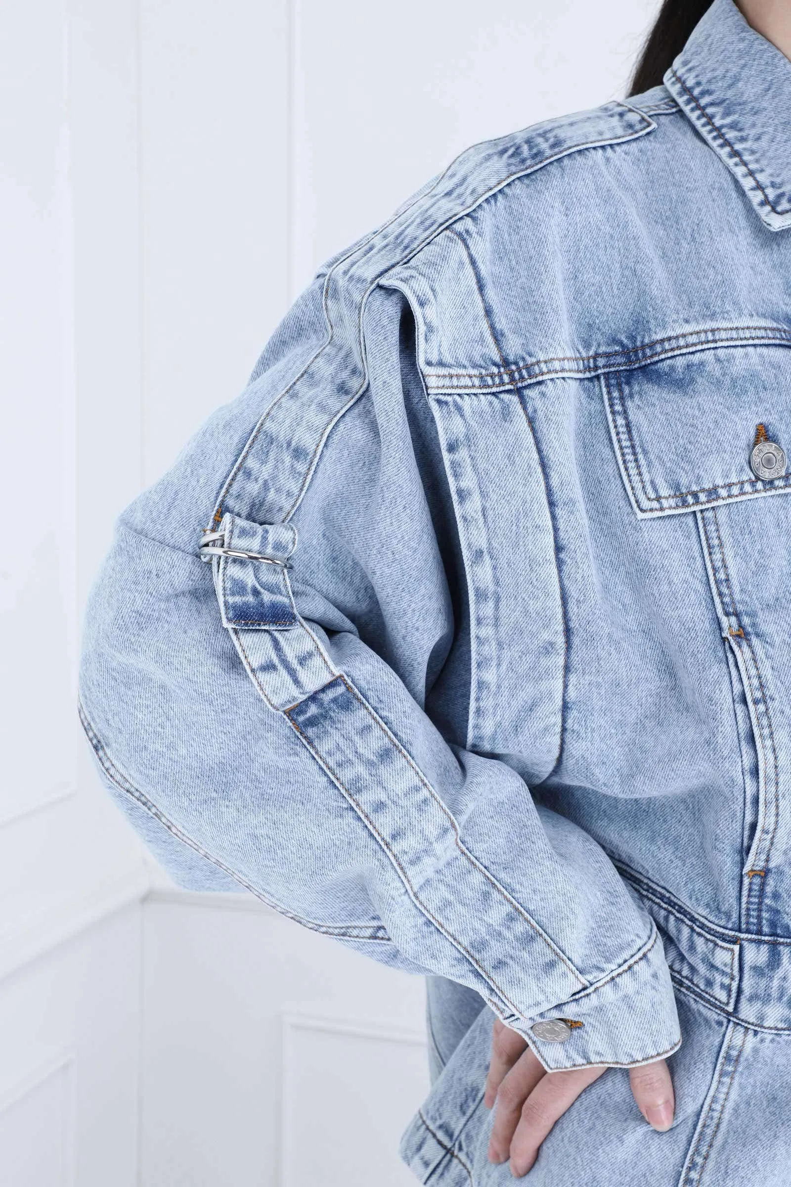 Washed Denim Monia Jacket