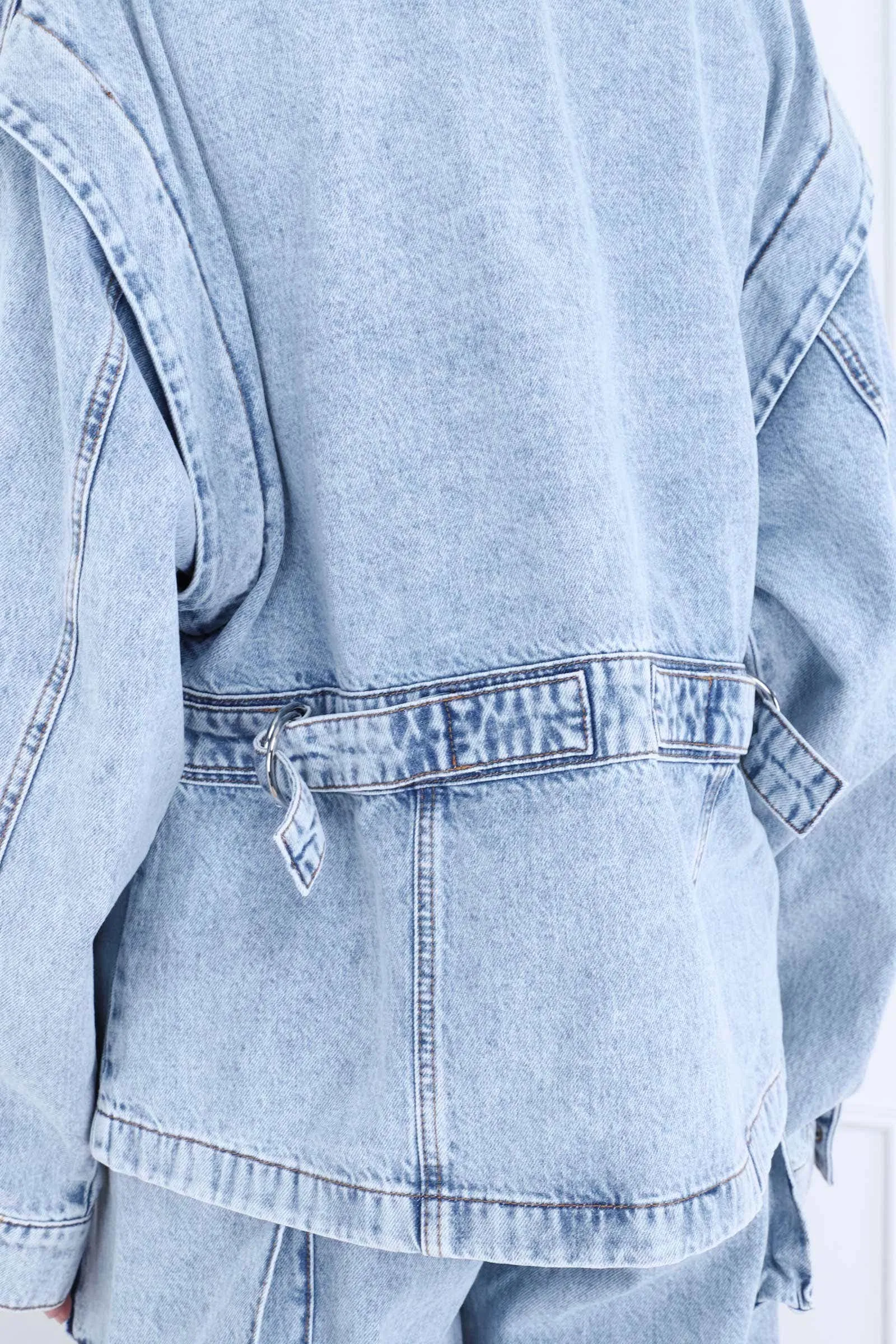 Washed Denim Monia Jacket