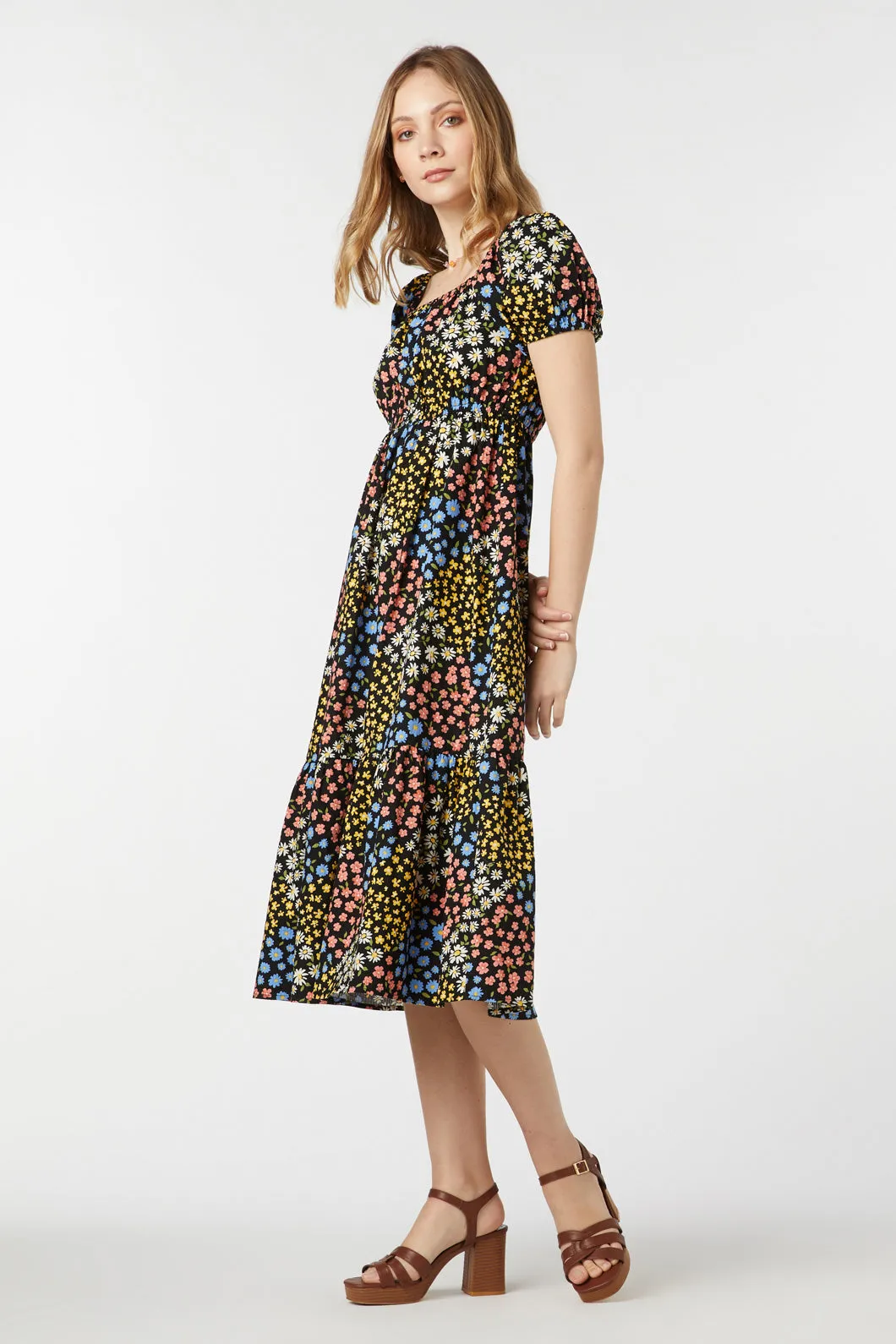 Wendy Floral Midi Dress