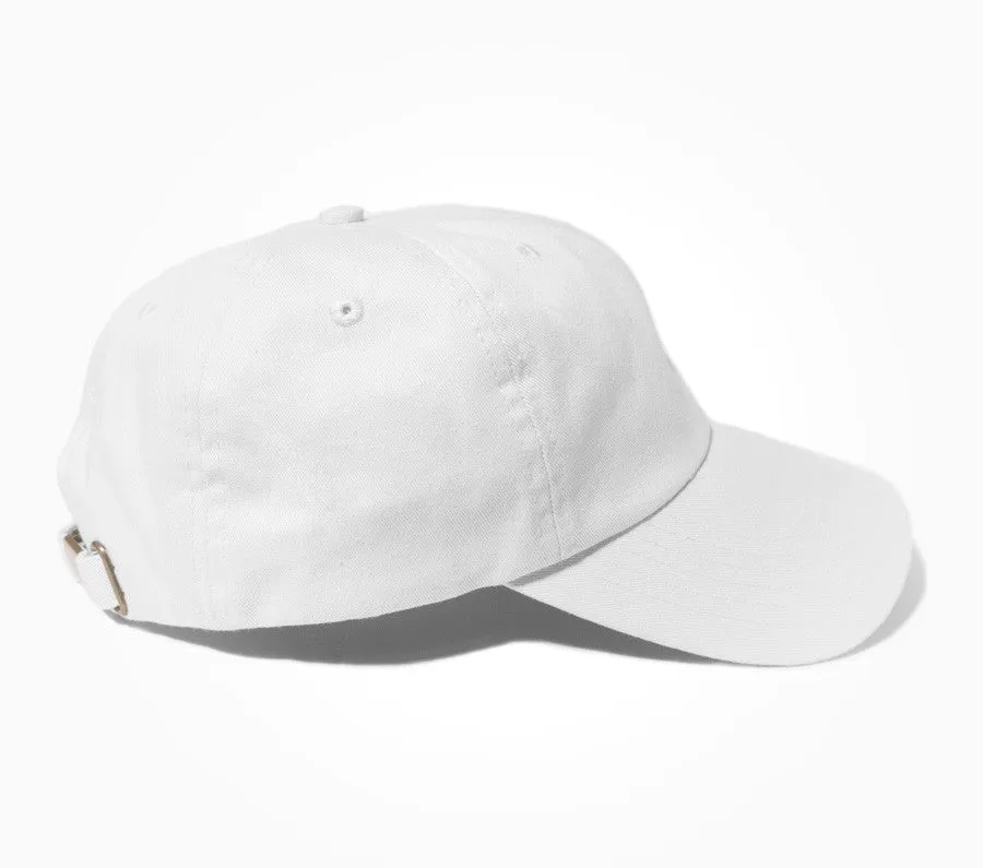 White Rose Dad Hat - Women’s Hats