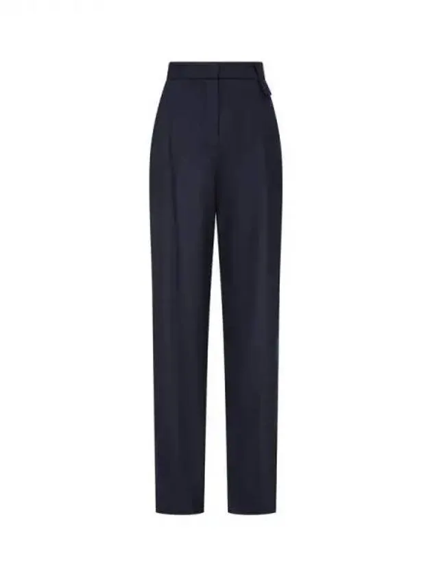 Women s Tapered Stretch Wool Pants Navy 271152