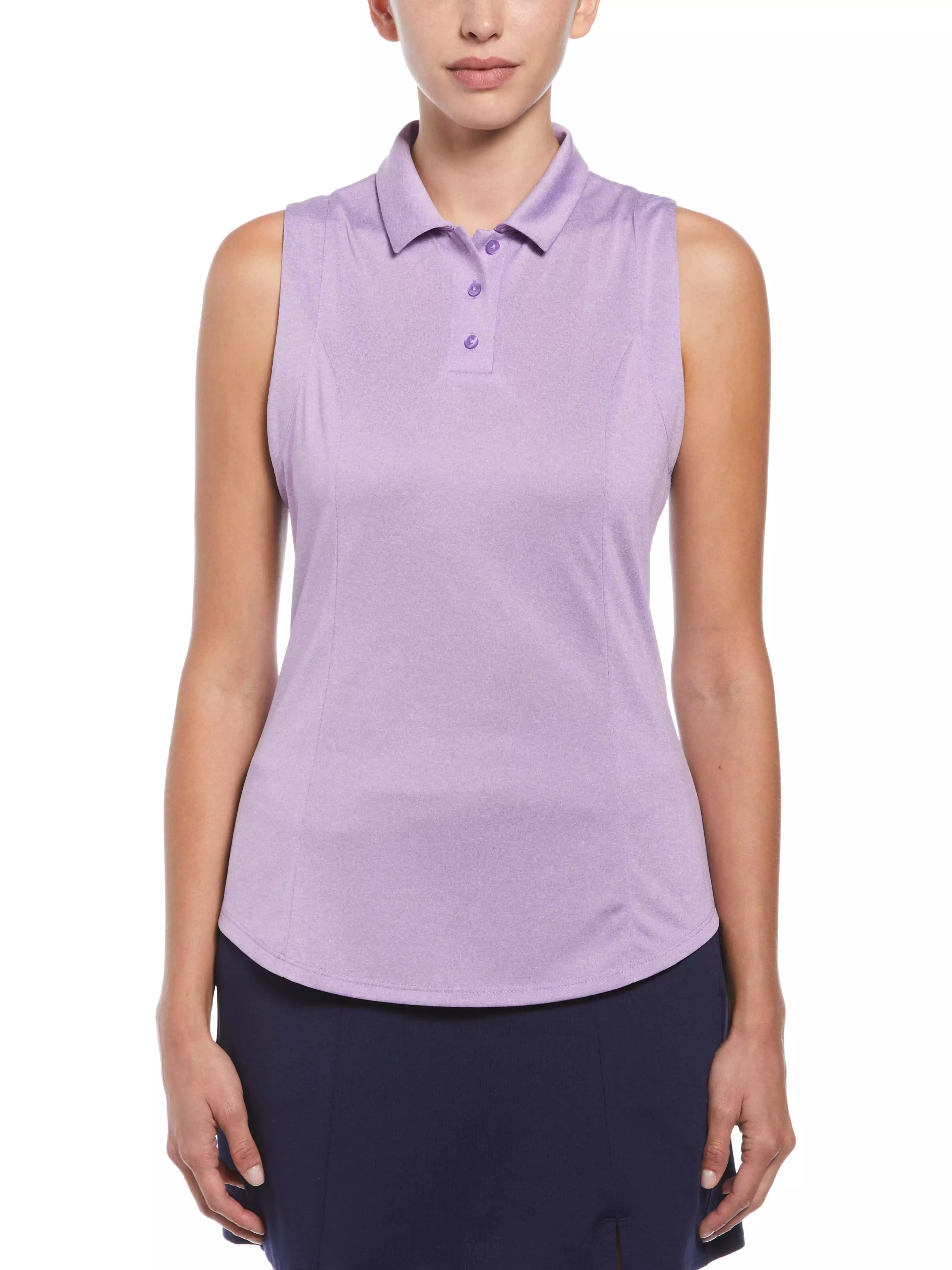 Womens Heather Golf Polo