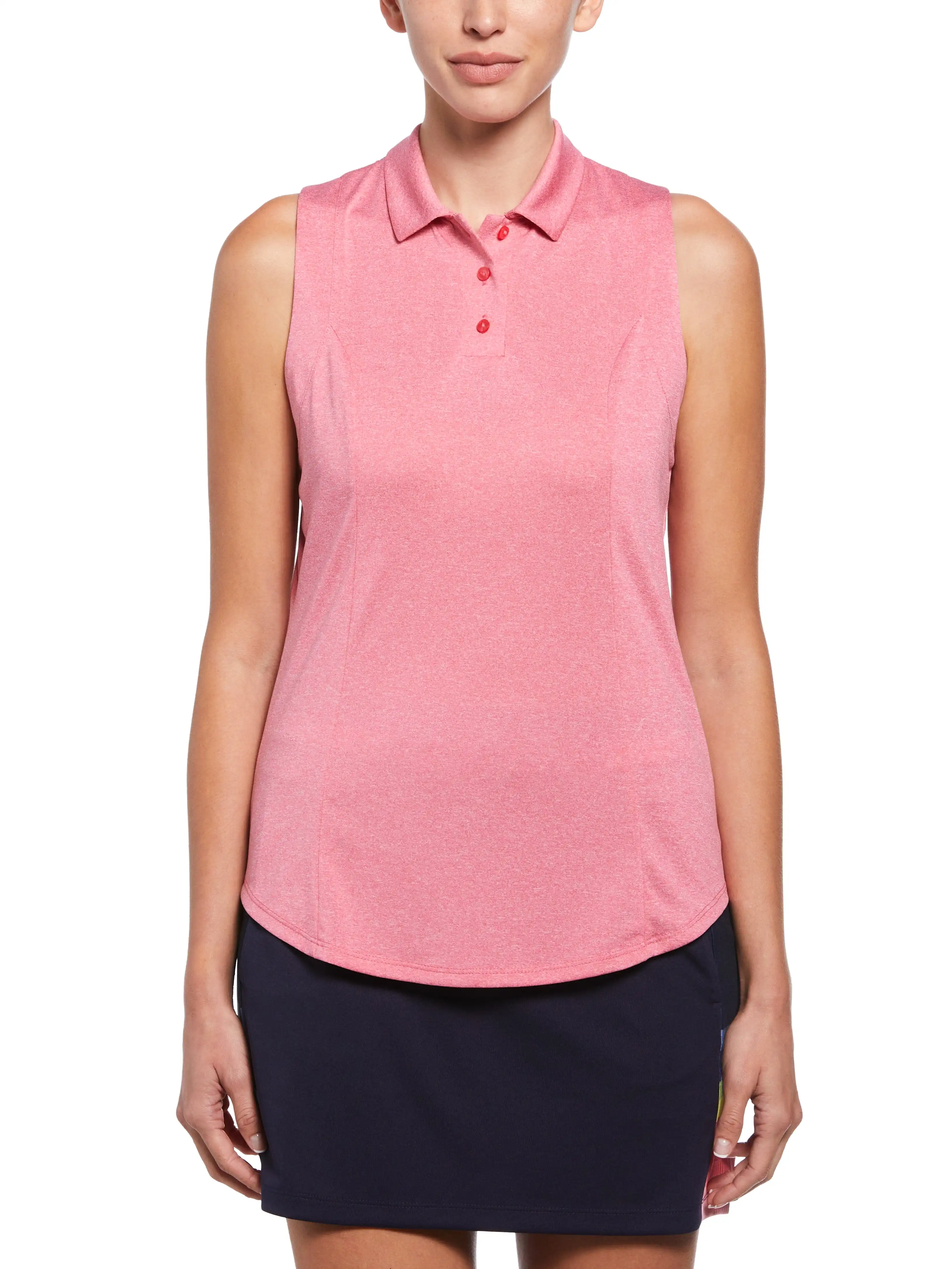 Womens Heather Golf Polo