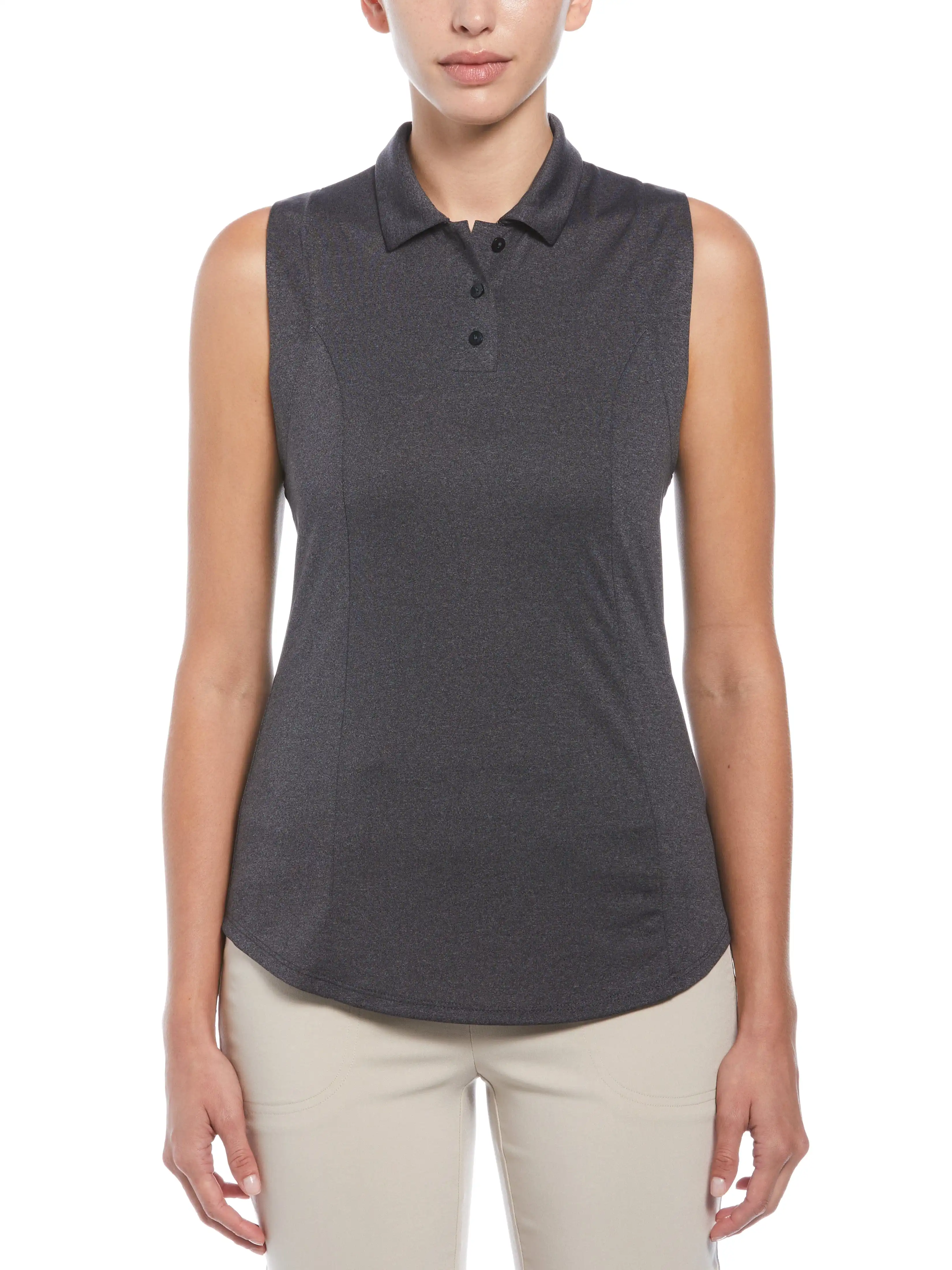 Womens Heather Golf Polo