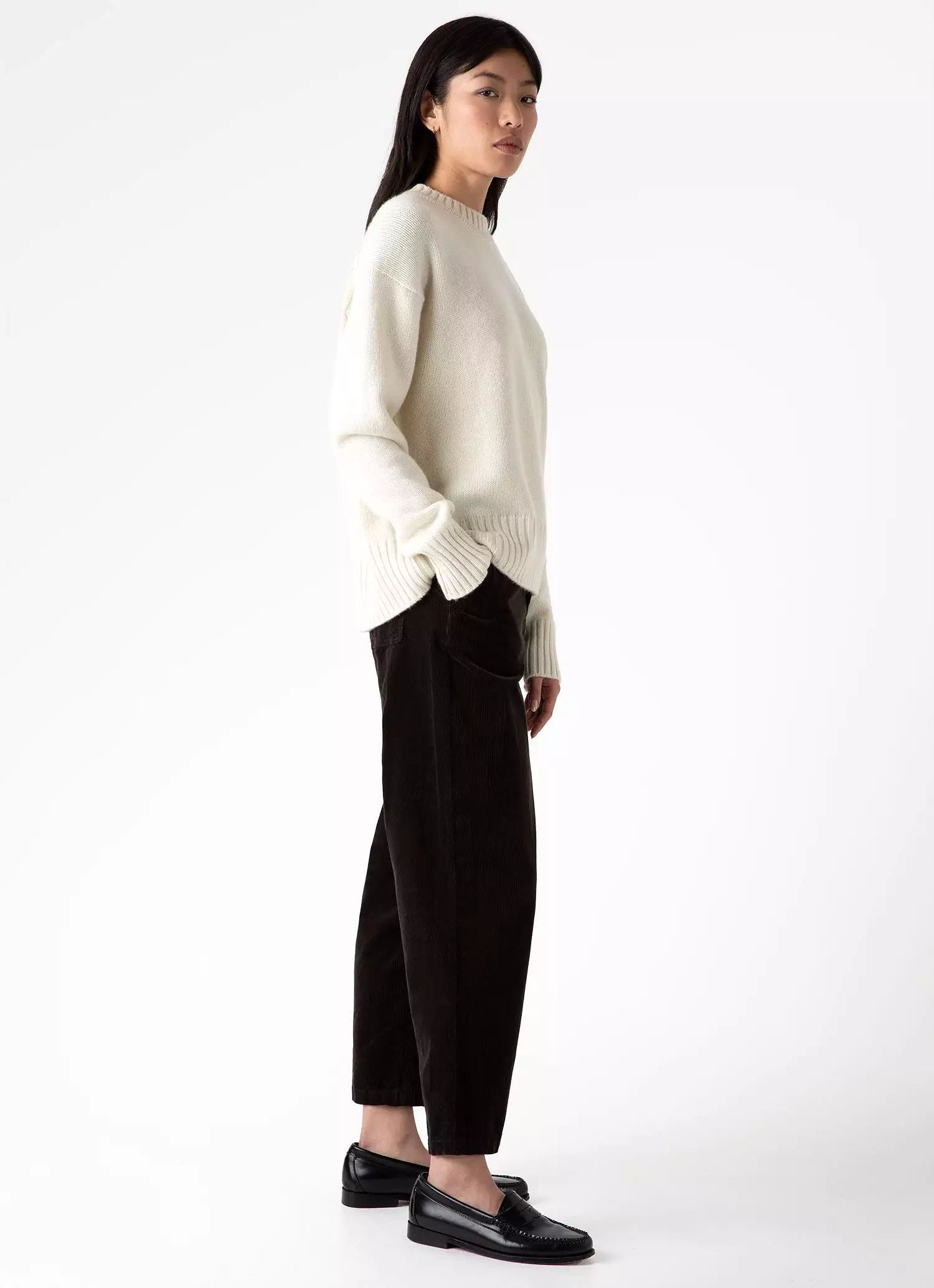 Women's Roxburgh Cashmere Jumper in Undyed