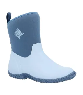 Womens/ladies muckster ii mid cut wellington boots blue Muck Boots