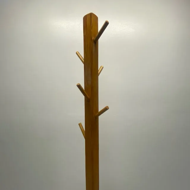 Wood Coat Rack Stand