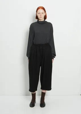 Wool Cropped Pants