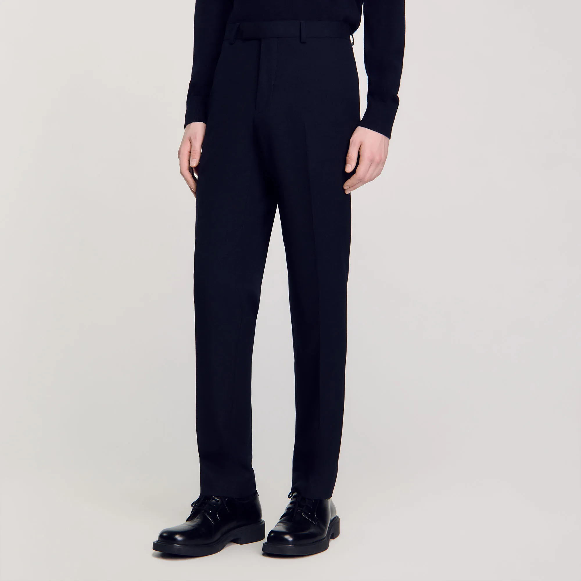 Wool suit pants