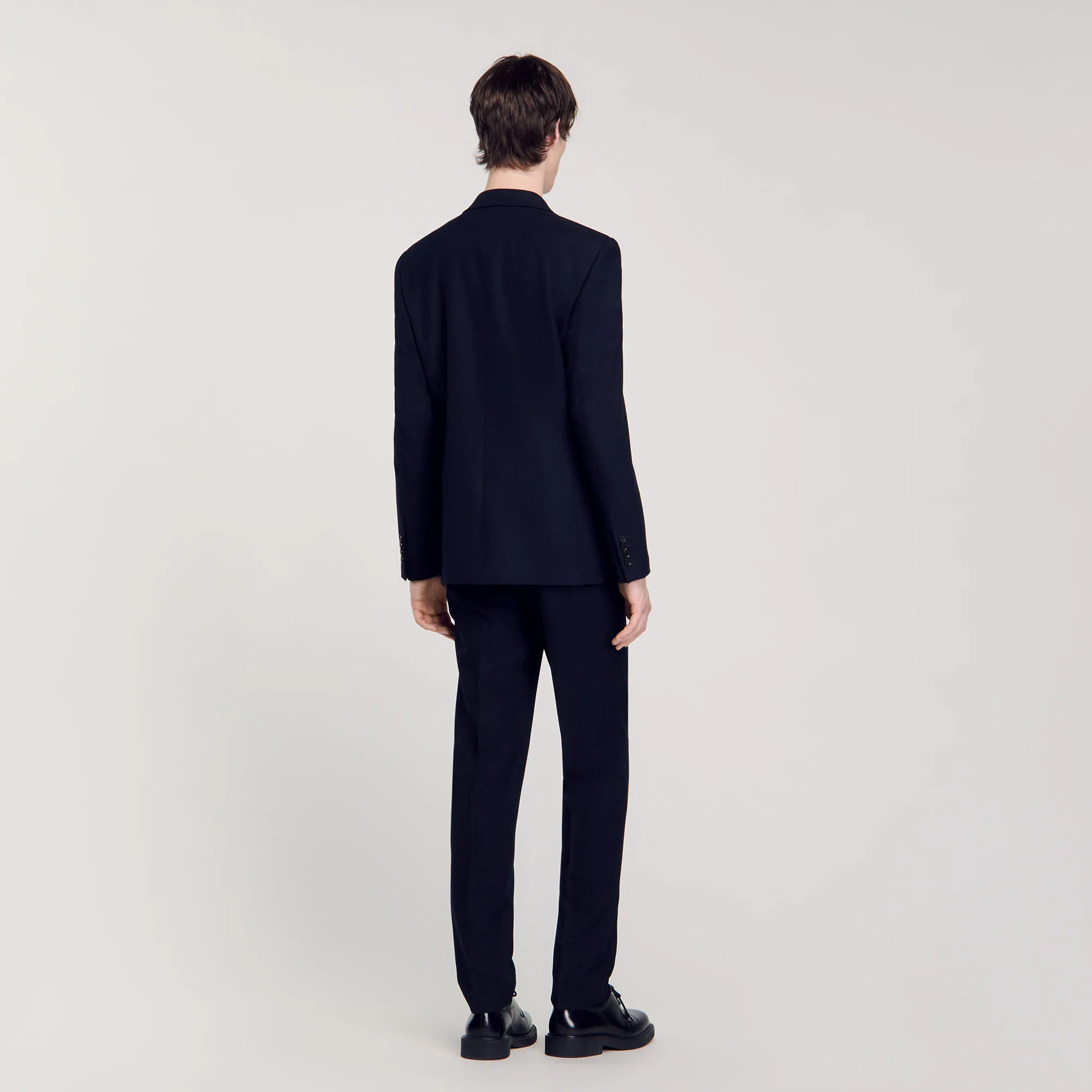 Wool suit pants