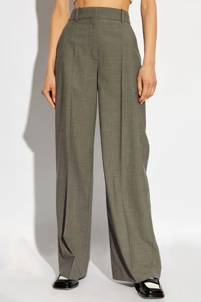 WOOL WIDE PANTS