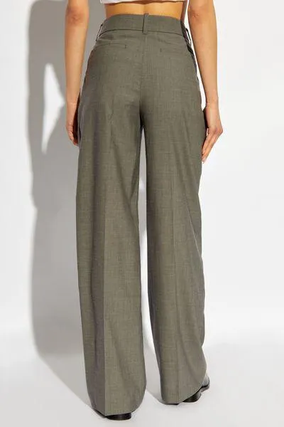 WOOL WIDE PANTS