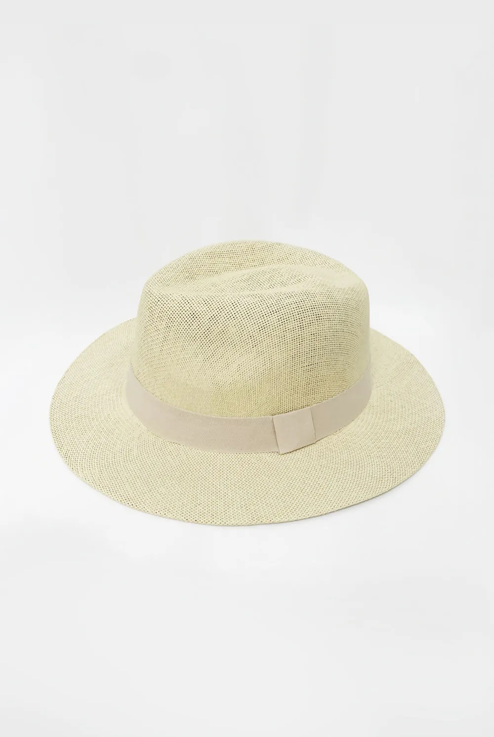 Woven Fedora Hat