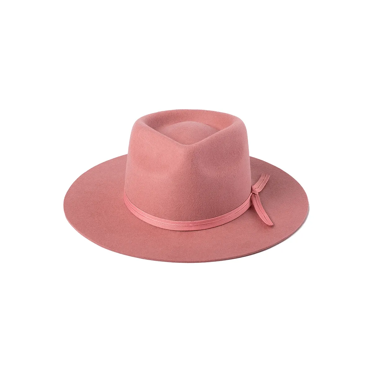 Zulu Wool Fedora Hat in Rose