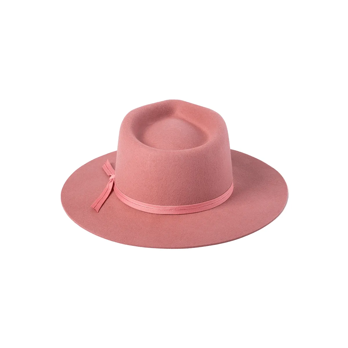 Zulu Wool Fedora Hat in Rose